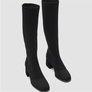 NEW Eileen Fisher Black Knee High Boots